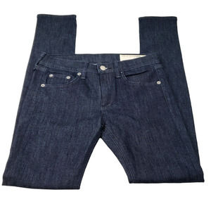 RAG & BONE Women's Dark Indigo Wash Cate Low Rise Skinny Jeans Size 26